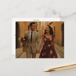 ブルゴーニュ赤面サンキュー ポストカード