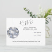 ブルゴーニュ赤面ディスコエレガントな結婚式日付を保存 セーブザデート (スタンド正面)