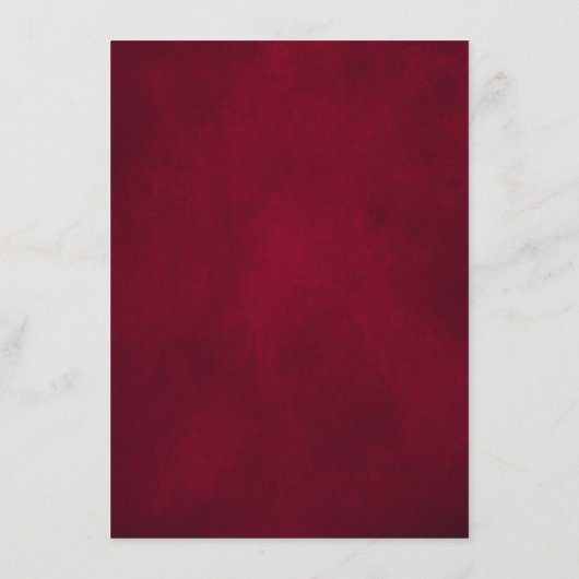 ブルゴーニュ赤面ネイビーフローラアー結婚チズ詳細 エンクロージャーカード (裏面)