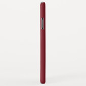 ブルゴーニュ赤面ピンクフローラリースモノグラム Case-Mate iPhoneケース (裏面/右)