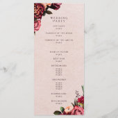 ブルゴーニュ赤面フラットプログラム プログラム (裏面)