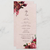 ブルゴーニュ赤面フラットプログラム プログラム (正面/裏面)