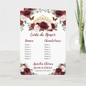 ブルゴーニュ赤面フローラキンセアニライベント順 プログラム (裏面)