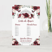 ブルゴーニュ赤面フローラキンセアニライベント順 プログラム (裏面)