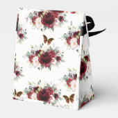 ブルゴーニュ赤面フローラキンセアニラティアラバタフライ フェイバーボックス (裏面サイド)