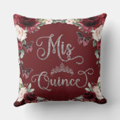 ブルゴーニュ赤面フローラキンチェニェラ写真記念 クッション (裏面)