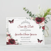 ブルゴーニュ赤面フローラクラウンキンセニェラ3枚 セーブザデート (スタンド正面)