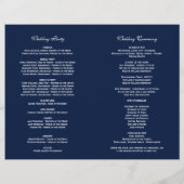 ブルゴーニュ赤面フローラフレームダークブループログラム (裏面)