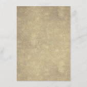 ブルゴーニュ赤面フローラモダン幾何学的詳細 エンクロージャーカード (裏面)