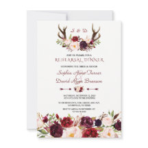 ブルゴーニュ赤面フローラ〔雄ジカの〕枝角リハーサルディナー