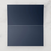 ブルゴーニュ赤面ブルー結婚フローラズゲスト名 プレイスカード (内部開封)