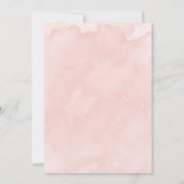 ブルゴーニュ赤面牡丹ヴィンテージトラック結婚ズ 招待状 (裏面)