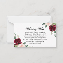 ブルゴーニュ赤面結婚フローラの願い井戸 ノートカード