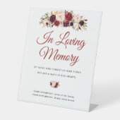 ブルゴーニュ赤面結婚フローラ記念標識 台座サイン (正面)