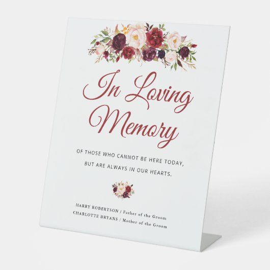 ブルゴーニュ赤面結婚フローラ記念標識 台座サイン (正面)