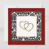 ブルゴーニュ赤、白と黒 招待状 (裏面)