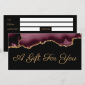 ブルゴーニュ農業ギフト券 (正面/裏面)