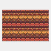 ブルゴーニュ金ゴールドとレッズ ラッピングペーパーシート (正面2)