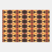 ブルゴーニュ金ゴールドとレッズ ラッピングペーパーシート (正面)