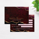 ブルゴーニュ金ゴールドアガテ商品券 (デスク)