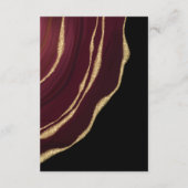 ブルゴーニュ金ゴールドアガートブラック エンクロージャーカード (裏面)