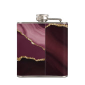 ブルゴーニュ金ゴールドアゲイト金ゴールドモノグラム フラスク (裏面)