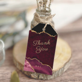 ブルゴーニュ金ゴールドアゲートゲードサンキュー ギフトタグ