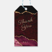 ブルゴーニュ金ゴールドアゲートゲードサンキュー ギフトタグ (正面)