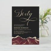 ブルゴーニュ金ゴールドアゲート60th60バースデーパーティー 招待状 (スタンド正面)