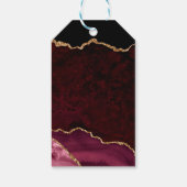 ブルゴーニュ金ゴールドアゲー感謝していトゲー結婚デ ギフトタグ (裏面)