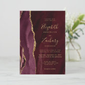 ブルゴーニュ金ゴールドアゲ結婚ート 招待状 (スタンド正面)