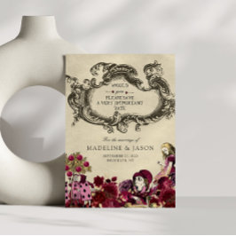 ブルゴーニュ金ゴールドアリスinワンダーランド結婚ズ セーブザデート