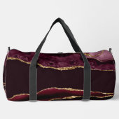 ブルゴーニュ金ゴールドグリッターアゲートラージダッフェルバッグ ダッフルバッグ (正面)