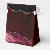 ブルゴーニュ金ゴールドグリッターアゲ結婚ート フェイバーボックス (裏面サイド)