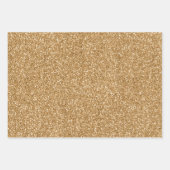 ブルゴーニュ金ゴールドグリッターキスリップ ラッピングペーパーシート (正面2)