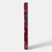 ブルゴーニュ金ゴールドグリッターキスリップ Case-Mate iPhoneケース (裏面 / 左)