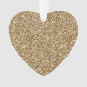 ブルゴーニュ金ゴールドグリッターストライプ オーナメント (裏面)