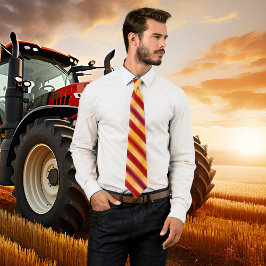 ブルゴーニュ金ゴールドストライプのホリデーズタイ ネクタイ