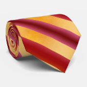 ブルゴーニュ金ゴールドストライプのホリデーズタイ ネクタイ (ロール)