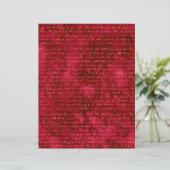 ブルゴーニュ金ゴールドス書クリプトのテクスチャスクラップブックPap (スタンド正面)