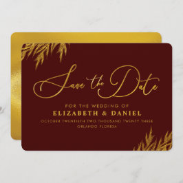 ブルゴーニュ金ゴールドパンパスグラスセーブ セーブザデート