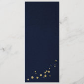 ブルゴーニュ金ゴールドフローラネイビーブルー メニュー (裏面)