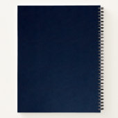 ブルゴーニュ金ゴールドフローラファースト聖餐式ゲストブック ノートブック (裏面)