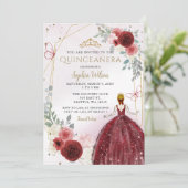 ブルゴーニュ金ゴールドフローラプリンセスキンチェニェラカンス 招待状 (スタンド正面)