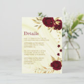 ブルゴーニュ金ゴールドフローラ大理石詳細 エンクロージャーカード (スタンド正面)