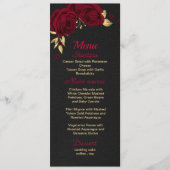 ブルゴーニュ金ゴールドフローラ黒 メニュー (正面)