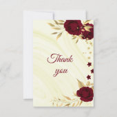 ブルゴーニュ金ゴールドフローラ サンキューカード (正面)