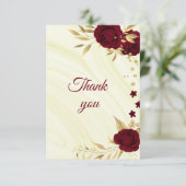 ブルゴーニュ金ゴールドフローラ サンキューカード (スタンド正面)
