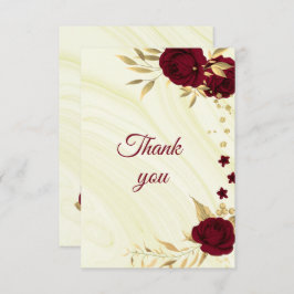 ブルゴーニュ金ゴールドフローラ サンキューカード