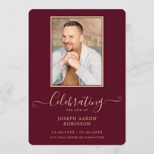 ブルゴーニュ金ゴールド写真葬祭令 プログラム (正面)